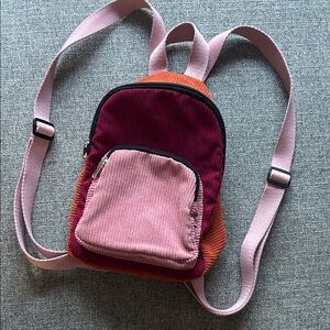 Corduroy Mini Backpack